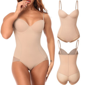 Women's Shapewear Bodysuits Waist Trainer Vest Slim Full Body Shaper Built-In Bra Camisole Tops Tummy Control Slimming Underwear Women's Shapewear Bodysuits Waist Trainer Vest Slim Full Body Shaper Built-In Bra Camisole Tops Tummy Control Slimming Underwear