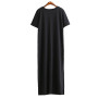 Maxi Blouse Dress Women Summer Dresses Casual Beach Sexy Boho Vintage Bandage Elegant Bodycon Black Long Sundress Plus Size