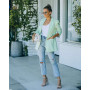 Autumn Office Lady Elegant Blazer Coats Fashion Turn-Down Collar Women Outerwear Spring Casual Simple Long Sleeve Jackets