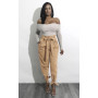 Fashion Women Long Harem Pants Comfy High Waist Bandage Trousers Plus Size Loose Casual Pantalon Femme