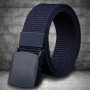 Military Men Army Belts Adjustable Outdoor Travel Tactical Waist Belt With Plastic Buckle For Pants 120Cm