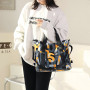 Women's Messenger Bags Nylon Shoulder Totes Letter Printed Handbag Female Travel Crossbody Bags Top-handle Bag