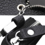 Men Key Holder Housekeeper Leather Car Key Wallets Keys Organizer Women Keychain Covers Zipper Key Case Bag Unisex Pouch Purse