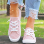 2022 Fashion Casual Sneakers Women Vulcanize Shoes for Women Canvas Shoes Summer Autumn Lightweight Solid Flat Sport Shoes