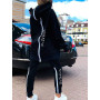 2 Piece Set Casual Tracksuit Print Sportwear Women Korean Streetwear Oversize Suit Autumn Sweatshirt Outfits Fashion Sportwear