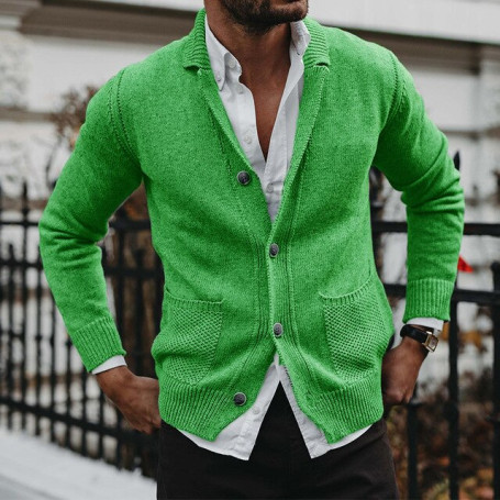 Europe America New Men's Clothes Casual Knitted Cardigans Sweaters for Men Autumn Wnter Fashion Sweater Coats Male Streetwear