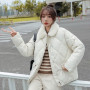 New Women M-2XL Cotton Clothes Jacket Fashion Solid Thick Warm Winter Coat Casual Cotton-padded Parkas Outwear Korean style