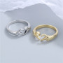 Romantic Hands Than Heart Ring Geometric Palm Love Gesture Couple Fashion Rings Wholesale Jewelry Couple Wedding Rings