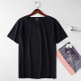 2023 Summer Casual Mens T Shirts Ice Silk Men Short Sleeve V Neck slim Fit Solid Color T-Shirt for Men Casual Male Tees Tops