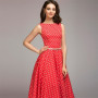 New Vintage Polka Dot Swing Party Dresses Summer Lady Sleeveless O-neck Elegant Dress Casual Boho Midi Dress Robe Female