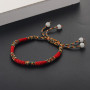 Lucky Weaved Braided Bracelet Handmade Buddhist Knots Adjustable Rope Bracelet Tibetan Infinity Charm Men Women Jewelry