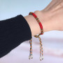 Lucky Weaved Braided Bracelet Handmade Buddhist Knots Adjustable Rope Bracelet Tibetan Infinity Charm Men Women Jewelry