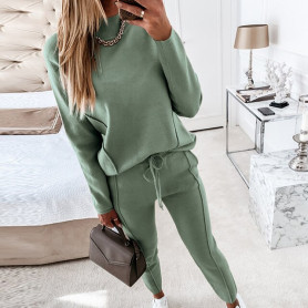 Woman Tracksuit Turtleneck Sweatshirt Drawstring Pants Suit Female Tracksuits 2023 Spring Casual Long Sleeve Pullover Sports Set Woman Tracksuit Turtleneck Sweatshirt Drawstring Pants Suit Female Tracksuits 2023 Spring Casual Long Sleeve Pullover Sports Set