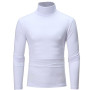 Autumn Winter Men's Thermal Long Sleeve Roll Turtleneck T-Shirt Solid Color Tops Male Slim Basic Stretch Tee Top  T-shirts