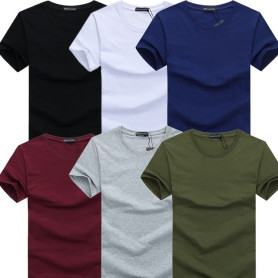 TEXIWAS 2022 6pcs/lot  New Fashion Brand O-Neck Slim  Short  Sleeve T Shirt Men Trend Casual Mens T-Shirt Korean T Shirts 4XL 5X TEXIWAS 2022 6pcs/lot  New Fashion Brand O-Neck Slim  Short  Sleeve T Shirt Men Trend Casual Mens T-Shirt Korean T Shirts 4XL 5X