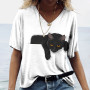 Woman T-shirt Animal Cat 3d Print Y2k Cloths T-shirts Woman Clothing Fashion Ladeies 2022 Tops T Shirt Women Female Tee Eu Size