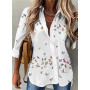 Fashion long-sleeved woman shirt casual  shirt woman elegant blouse woman