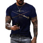 Vintage T-shirt For Men 3d norlon Motorcycle Short Sleeve Loose Oversized Tee Shirt Men‘s T Shirt Fashion Clothing Top Camiseta