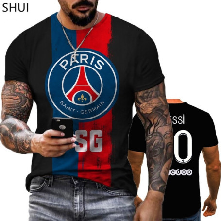 Paris Fans Fashion 3D Printed Shirts Mens Womens Casual Sports T Shirts Street Plus Size Fashion Fitness Parenting Tops