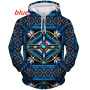 Native Indian Pattern 3D Printed Hoodies Harajuku Fashion Hooded Sweatshirt Unisex Autumn Casual Hoodie Pullover Tops