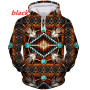 Native Indian Pattern 3D Printed Hoodies Harajuku Fashion Hooded Sweatshirt Unisex Autumn Casual Hoodie Pullover Tops