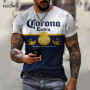 Harajuku Plus Size Castrol Digital Print Men Camisetas Street Style Casual Shirt Men'S Short-Sleeved Round Collar T-Shirt
