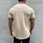 Summer New Gym T shirt Men Clothing Bodybuilding Fitness Loose Casual short sleeve t-shirt cotton fashion muscle tshirt man