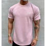 Summer New Gym T shirt Men Clothing Bodybuilding Fitness Loose Casual short sleeve t-shirt cotton fashion muscle tshirt man