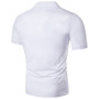 New POLO Shirts Men's Summer Breathable Tops Short Sleeves Printed T-Shirts
