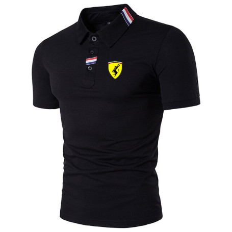 New POLO Shirts Men's Summer Breathable Tops Short Sleeves Printed T-Shirts