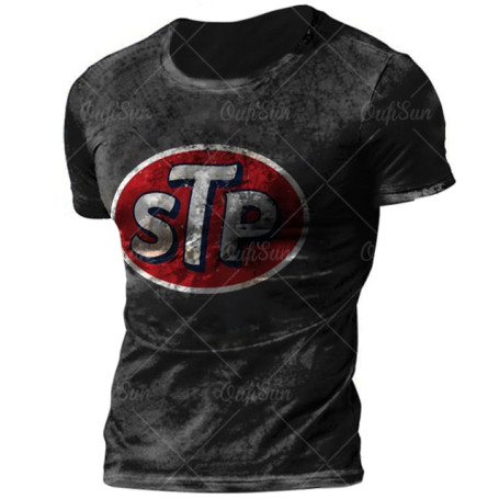 Summer Vintage US Route 66 T Shirts For Men 3D Print Loose Tops Tees Round Neck Short Sleeve Comfortable T-shirt Men Clothing