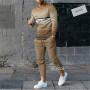 Autumn Men Clothing Sets Tracksuit Long Sleeve T-shirt+Sweatpants Suit Casual Man Print Oversized 2 Piece Suit