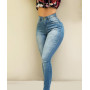 Skinny Jeans For Woman Casual Stretch Denim Sexy High Waist Slim Female Fashion Office Trendy Vintage Pants Streetwear Y2K