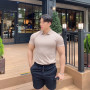 Summer Casual fashion Polo t shirt Men Gyms Fitness Short sleeve T-shirt Male Bodybuilding Workout POLO Tees Tops Clothes