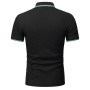 Men Polo Shirts Casual Business Social Short Sleeve Fashion Stand Collar Shirt