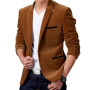 Luxury Simple Men Suit Autumn Fashion High Quality Classic Busines Coat Slim Fit Men Suit Terno Masculino Blazers