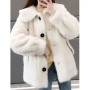 Cozy Faux Lambswool Fleece Jackets Autumn Winter Warm Fur Jacket Women Casual Coats Ladies Loose Pocket Outerwear