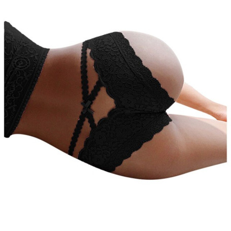 Women Sexy Lingerie Open Crotch Panties Lace Transparent Crotchless Underwear Underpants Lace Sexy G-string Hot Sale B1
