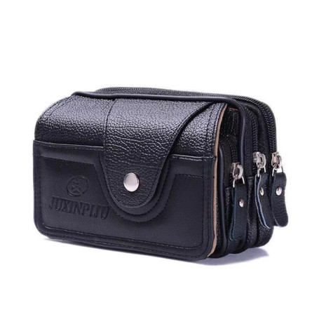 Pu Vintage Waist Pack Multi-Function Phone Coin Waist Bag Vintage Unisex The Belt Outdoor Small Wallet Men Women