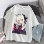 Women T-shirts Kawaii Cartoon Tops Short Sleeve Punk Bear Anime Print Summer Casual Cute Oversized T Shirt Fashion Black Clothes