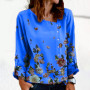 Creative Spring Shirt  Quick-drying 6 Sizes Female Blouse  Clear Printing Female Blouse