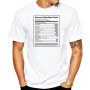 Men Success Nutrition Facts Entrepreneur Motivation New Summer Casual O-Neck Color Loose Basic Photo T Shirts