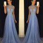 Women Formal Long Lace Dresses Prom Party Wedding Gown Sundress Sexy Temperament Women's Clothes