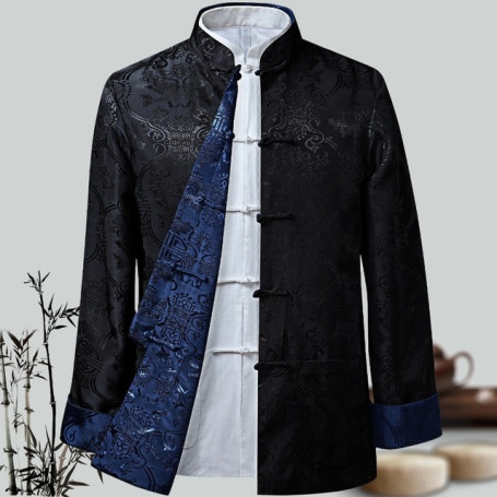 Men Chinese Dragon Shirt Kung Fu Coats China New Year Tang Suit Traditional Chinese Clothing For Men Jackets Hanfu Men Clothing