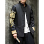 Mens Traditional Chinese Clothing Men Kung Fu Tai Chi Master Costume  Male Tops Jackets Spring Autumn Men Solid Tang Suit