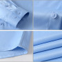 6XL New Autumn and Winter Silk Shirt Men's Long Sleeve Business Casual Comfort Pure Black Elastic 6xl Iron Free Korean Edition