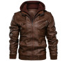 Men's Leather Jackets Autumn Casual Motorcycle PU Jacket Biker Leather Coats Brand Clothing EU Size