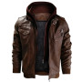 Men's Leather Jackets Autumn Casual Motorcycle PU Jacket Biker Leather Coats Brand Clothing EU Size