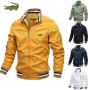 CARTELO Jacket Men's Business Fashion Jacket Stand Collar Casual Zipper Jacket Outdoor Sports Coat Windbreaker man