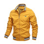 CARTELO Jacket Men's Business Fashion Jacket Stand Collar Casual Zipper Jacket Outdoor Sports Coat Windbreaker man
